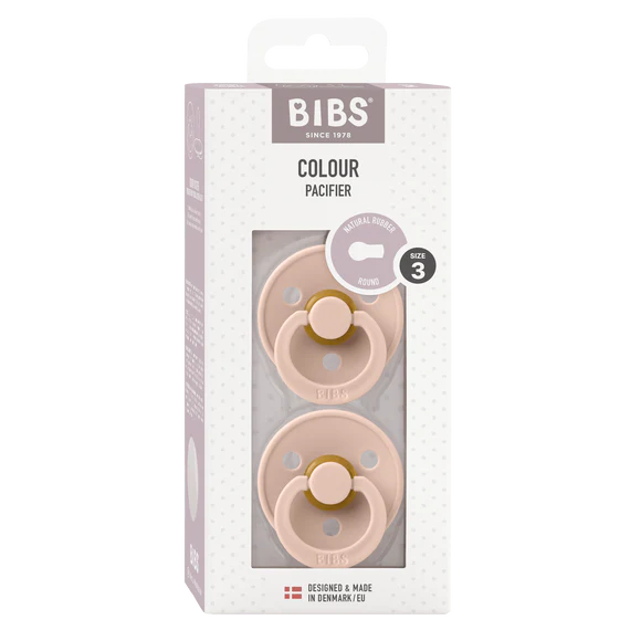 BIBS pacifier pack - blush
