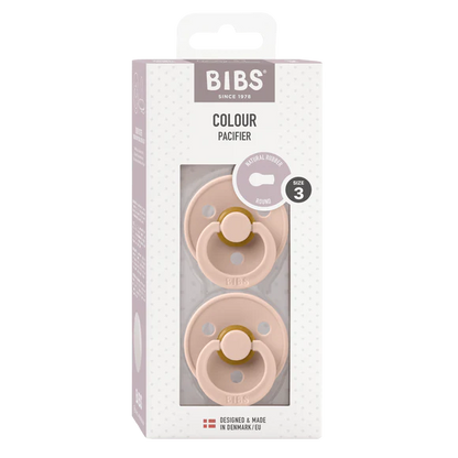 BIBS pacifier pack - blush