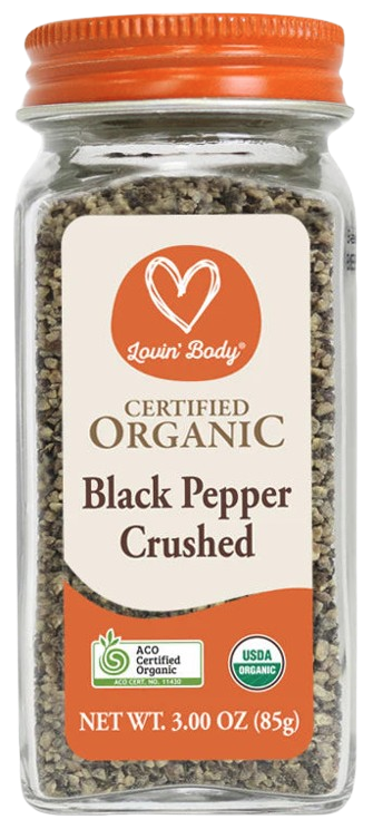 lovin body organic crushed black pepper