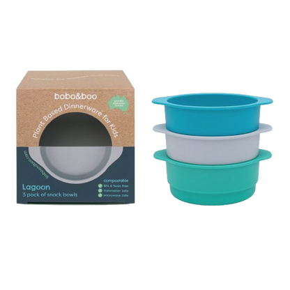 bobo and boo lagoon snack bowl set no background
