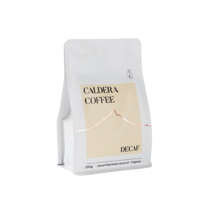 caldera coffee decaf coffee, mycotoxin-free, organic
