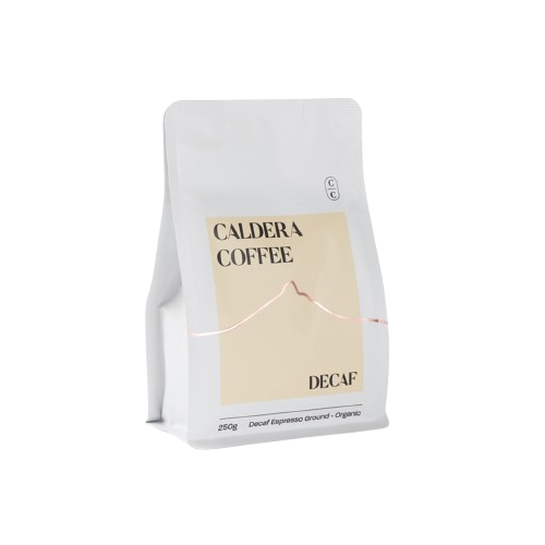 caldera coffee decaf coffee, mycotoxin-free, organic
