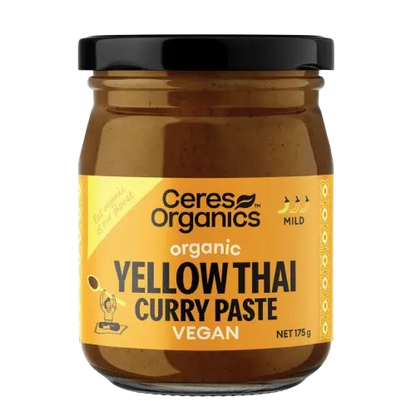 ceres organics organic yellow thai curry paste, additive free