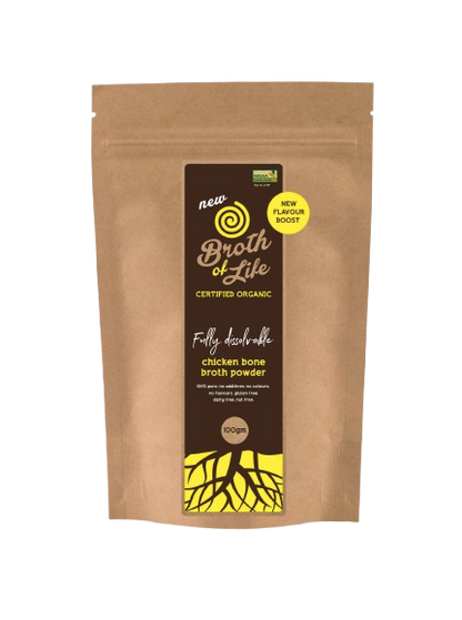 Broth of Life chicken bone broth powder - certified organic 