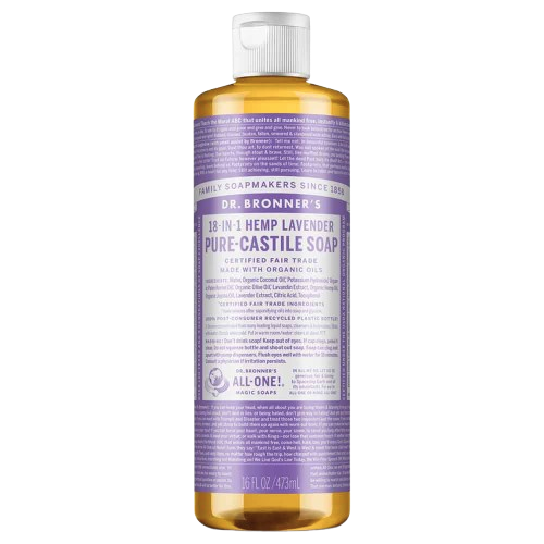 dr bronners lavender pure castile soap