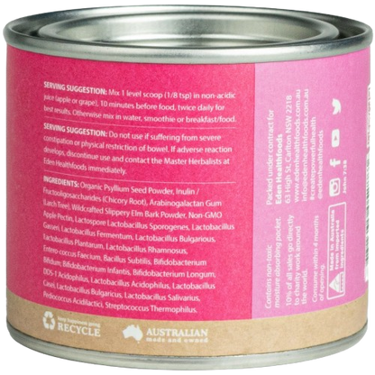 eden healthfoods ultimate biotic, pre/probiotic, back