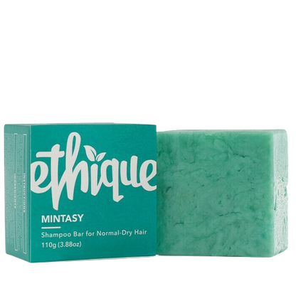 ethique mintasy solid shampoo bar without background