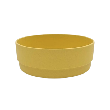 bobo&boo yellow bowl, plant based dinnerware