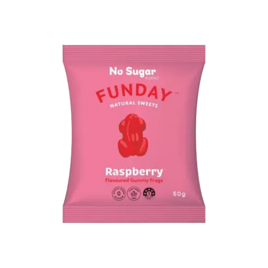 Raspberry Gummy Frogs FUNDAY