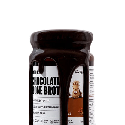 Jar of Gevity  RX chocolate bone broth 