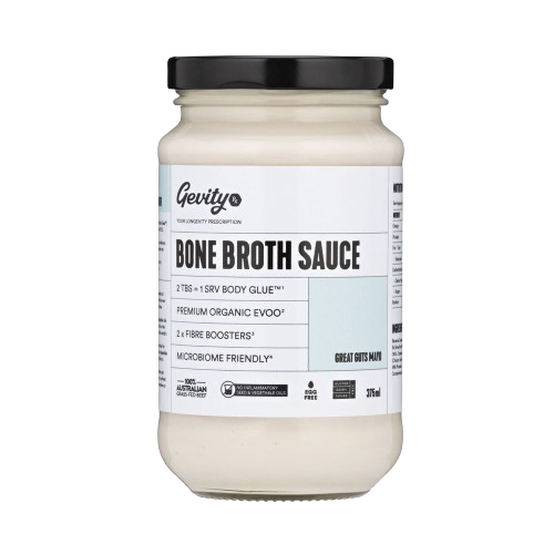 Gevity RX Bone Broth Sauce, Great Guts Mayo