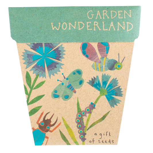 sow n sow, a gift of seeds, garden wonderland, front