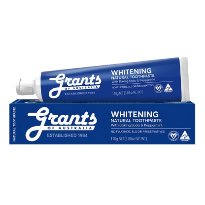 Whitening with Peppermint Natural Toothpaste- Fluoride Free