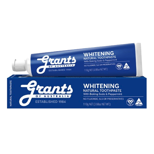 Whitening with Peppermint Natural Toothpaste- Fluoride Free