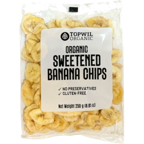 topwil organic banana chips, seed oil free, no preservatives