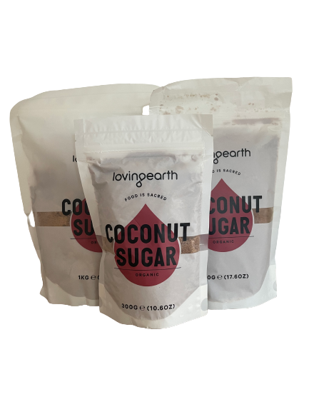 loving earth organic coconut sugar packets