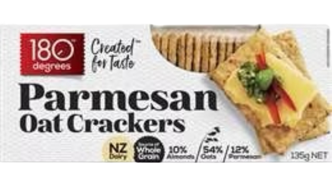 Parmesan Oat Crackers