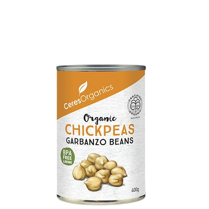 ceres organics, organic chickpeas, canned chickpeas, garbanzo bean