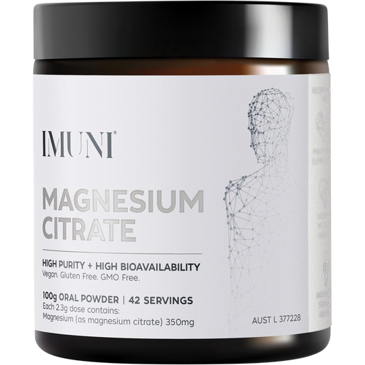 imuni magnesium citrate, front