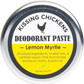 kissing chickens lemon myrtle deodorant paste tin