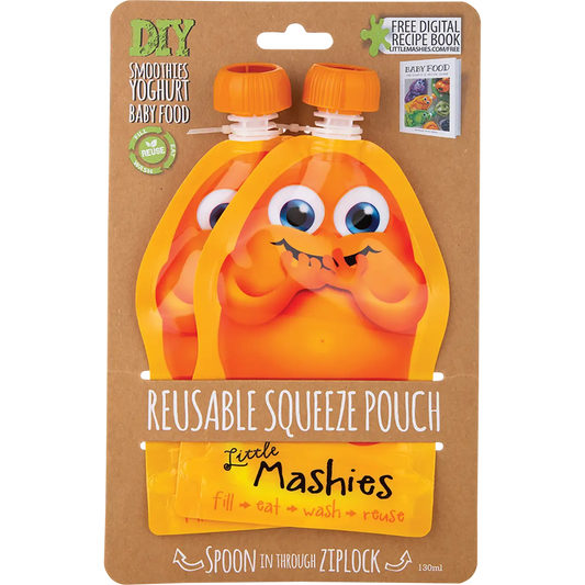 little mashies food pouches orange