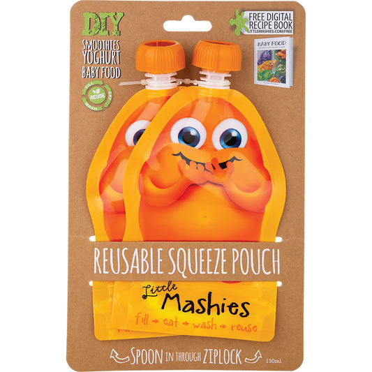 little mashies food pouches orange
