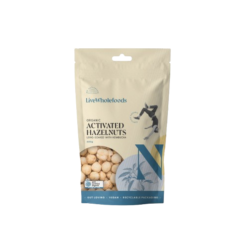 live wholefoods Organic Activated Hazelnuts
