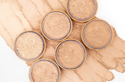 melvory mineral powder foundation range