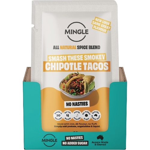 mingle chipotle taco recipe mix in box