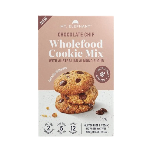 mt elephant choc chip cookie mix