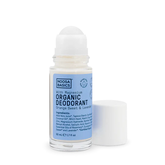 noosa basics Roll On Bi-Carb Free Deodorant with Magnesium  - Sweet Orange & Lavender