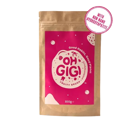 Hydroxyapatite Tooth Powder 'Fruity Brush' Refills, ohgigi