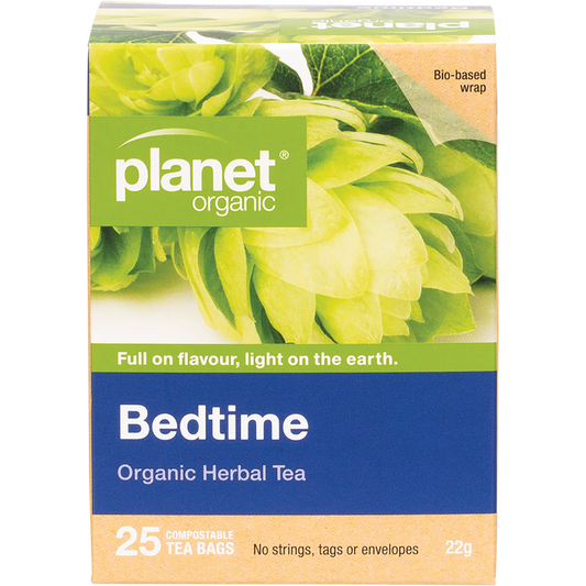 planet organic bedtime organic herbal tea bags 