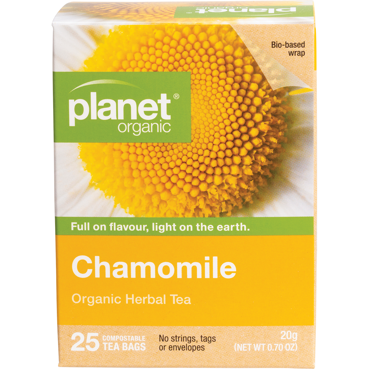 Chamomile 25 Teabags - Certified Organic