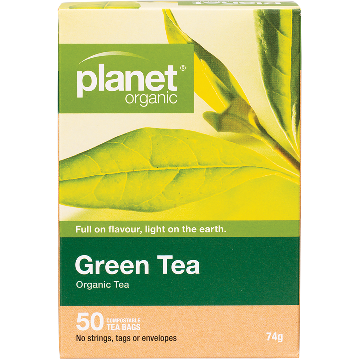 planet organic green tea bags, organic tea, compostable tea bags