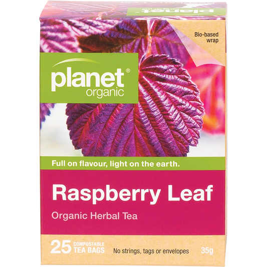 Organic Raspberry Leaf Teabags PLANET ORGANIC