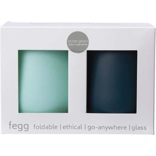Fegg | Silicone Tumbler Set  | Paisley