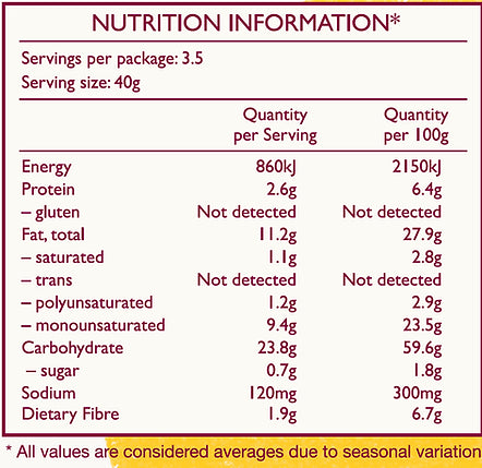 proper crisps big cut purple and gold nutritional information