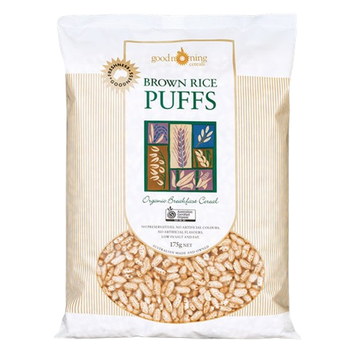 brown rice puffs, good morning cereals