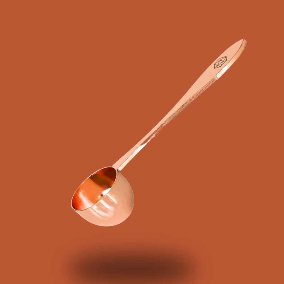 Sacred serving spoon, copper spoon