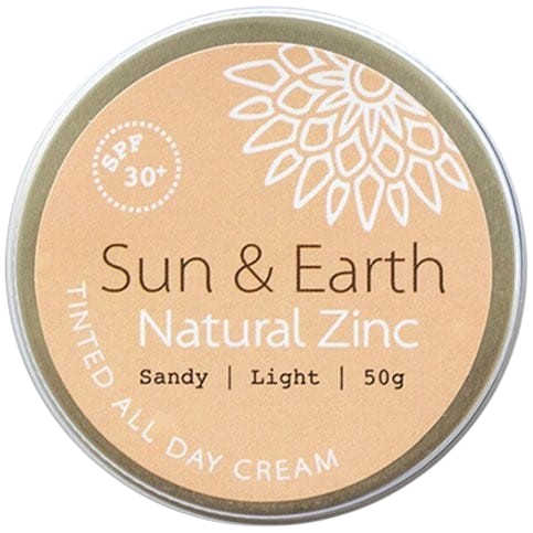 Sun and Earth natural zinc cream tin 