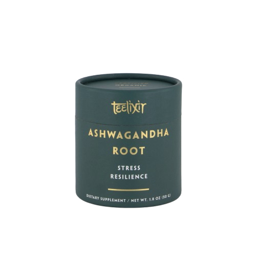 teelixir organic ashwagandha root, stress resilience
