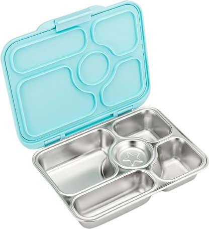 yumbox presto stainless steel lunchbox talum blue