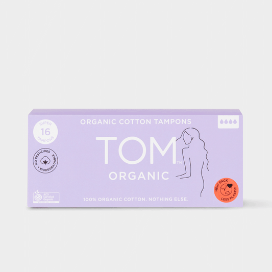 tom organic, organic cotton, organic tampons, tampons