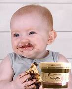 baby eating everyorganics babymite on toast