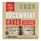 buckwheat cakes, eat to live, buckwheat, bread alternative