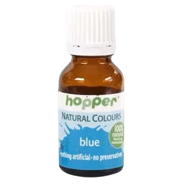 natural food colour, hopper, non-toxic food colours, additive free, front