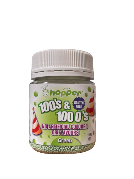 hoppers 100's & 1000's front, natural, 100and1000s green, hopper natural foods