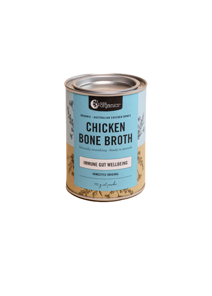 nutra organics homestyle original chicken bone broth canister