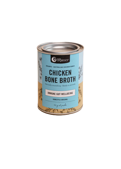 nutra organics homestyle original chicken bone broth canister